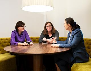 Diskussionsrunde zum Weltfrauentag